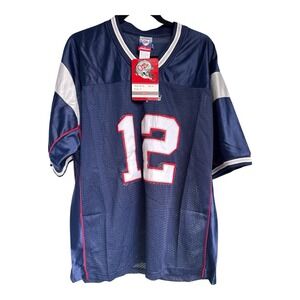Olico Sport New England Patriots Jersey Number 12 Size Medium New Old Stock Tags